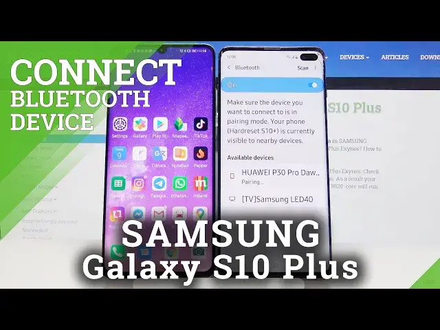 'Video thumbnail for How to Connect Bluetooth Device with SAMSUNG Galaxy S10 Plus – Bluetooth Connection'