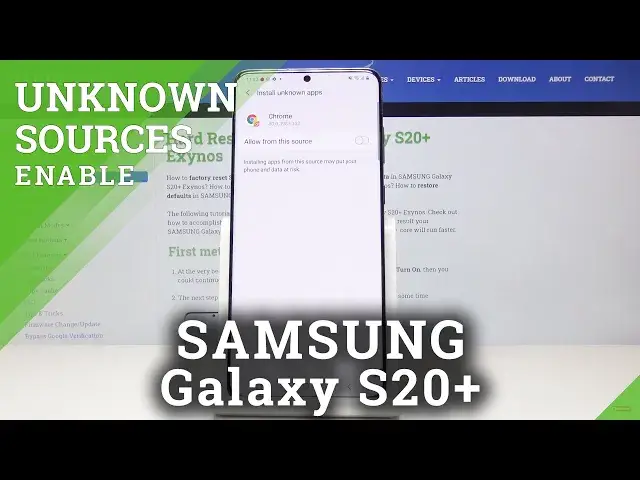 'Video thumbnail for How to Allow Unknown Sources on SAMSUNG Galaxy S20+'