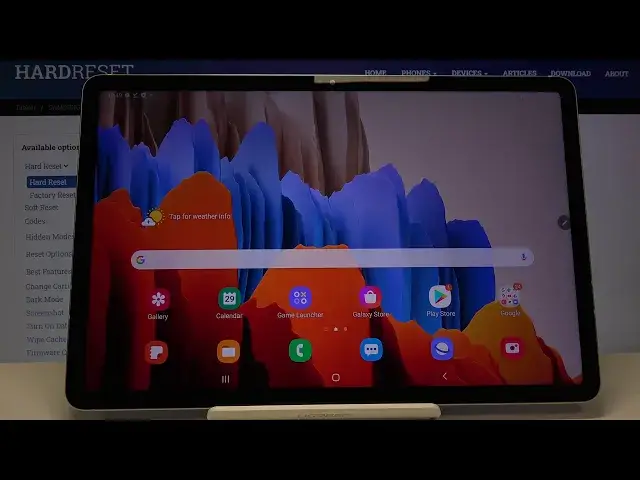 'Video thumbnail for How to Check Battery Percentage in SAMSUNG Galaxy Tab S7 – Battery Settings'