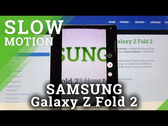 Video thumbnail for Record Slow Motion Videos on SAMSUNG Galaxy Z Fold 2 – Camera Features