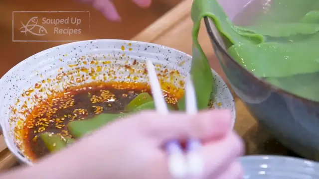 'Video thumbnail for Cilantro-lover's Alert!! Chinese Belt Noodle Recipe (香菜蘸水面) (720p 60fps)'