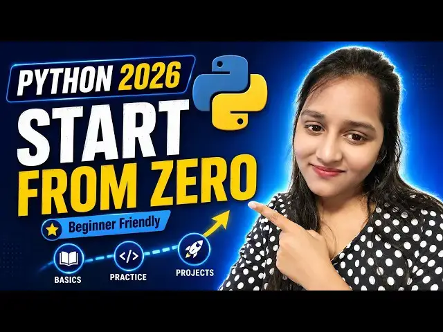 Video thumbnail for How I'd Learn Python in 2026 If I Started From Zero