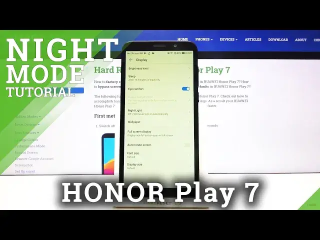 'Video thumbnail for How to Enable Night Light in Honor Play 7 – Switch On/Off Eye Comfort Mode'