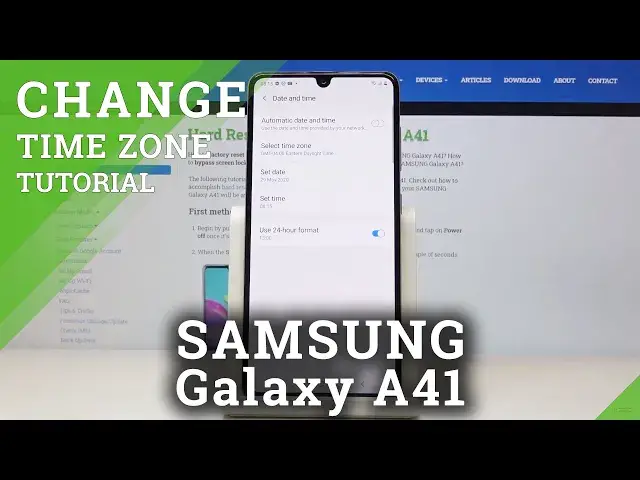 'Video thumbnail for How to Change Date & Time in SAMSUNG Galaxy A41 – Time Zone'