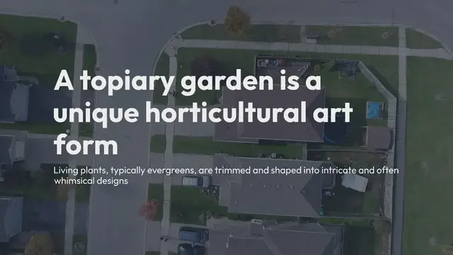 Video thumbnail for Topiary garden