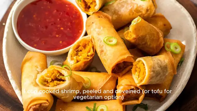 Video thumbnail for Spring roll recipe