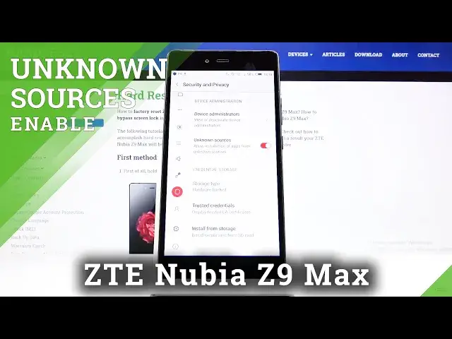 Video thumbnail for How to Allow Unknown Sources in ZTE NUBIA Z9 Max – Enable Apps
