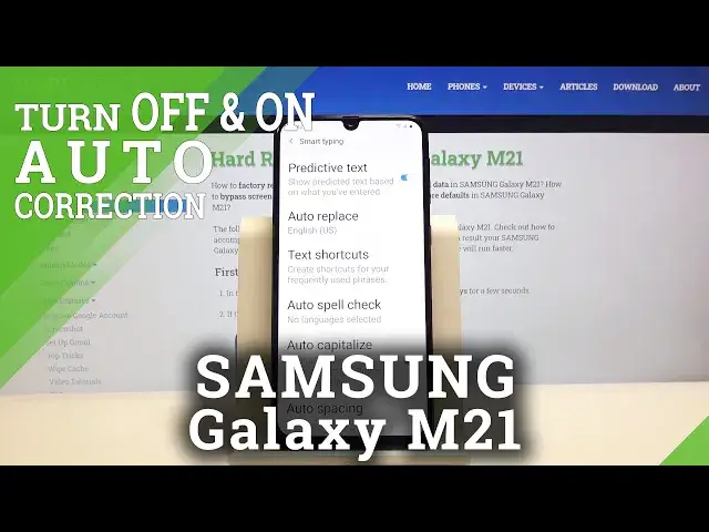 'Video thumbnail for How to Enter Auto Correction Options in SAMSUNG Galaxy M21 – Find Correction'