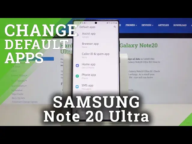 'Video thumbnail for How to Change Default Apps in SAMSUNG Galaxy Note 20 Ultra – Find Default App Section'