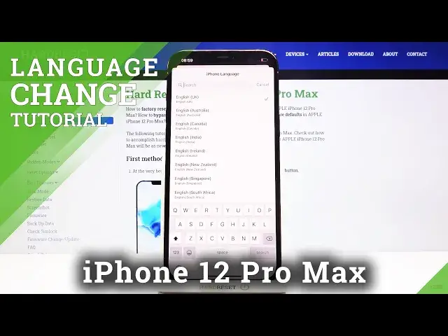 'Video thumbnail for How to Change Language on iPhone 12 Pro Max – Set Up Language'