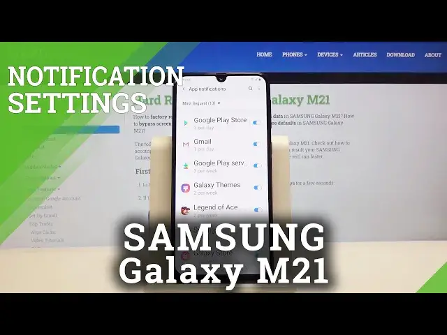 'Video thumbnail for How to Find Notification Settings in SAMSUNG Galaxy M21 – Notification Bar'