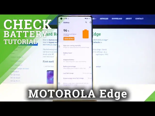 'Video thumbnail for How to Activate Battery Percentage in MOTOROLA Edge – Show Battery Level'