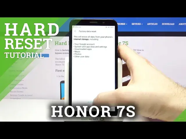 Video thumbnail for How to Hard Reset HONOR 7S – Reset All Settings and Customizations