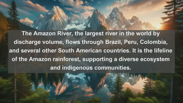 Video thumbnail for Exploring Brazil's Natural Wonders: Top 10 Famous Rivers in Brazil