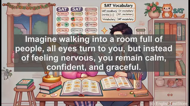 Video thumbnail for 5000 Must Know SAT Vocabulary - Poise: The Secret to Confidence and Grace