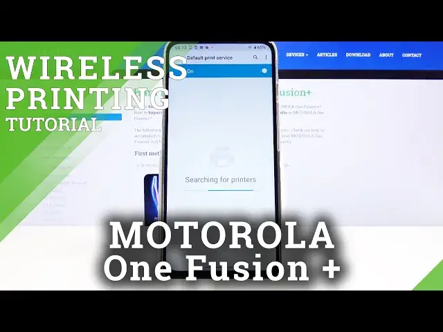 'Video thumbnail for How to Pair Printer with MOTOROLA One Fusion+ – Remote Printing'