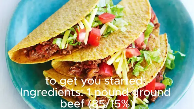 Video thumbnail for Tacos recipe