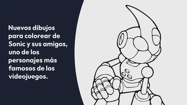 Video thumbnail for Dibujos para colorear de Sonic