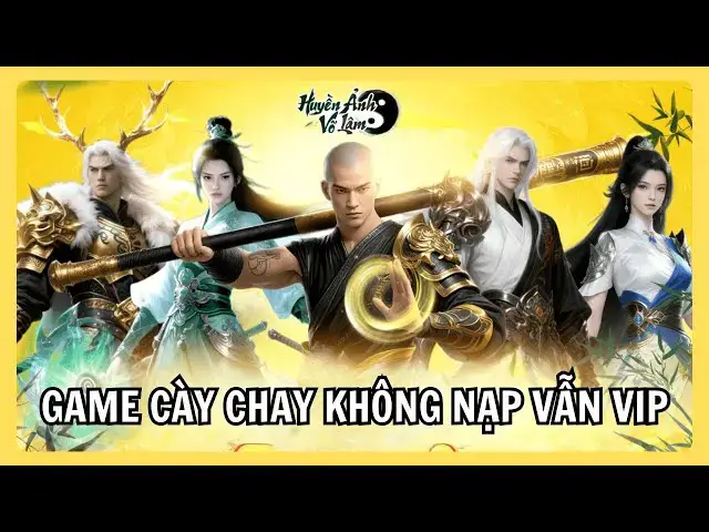 Video thumbnail for Huyền Ảnh Võ Lâm – Tựa game võ hiệp mới, không cần nạp vẫn mạnh!