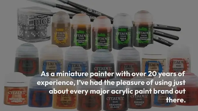 Video thumbnail for The Best Paint Brands for Miniatures: A Guide to Brands
