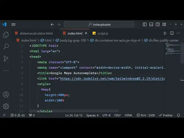 Video thumbnail for Javascript Google Maps API Example to Add Markers & Info Window in Maps Using Autocomplete & Places
