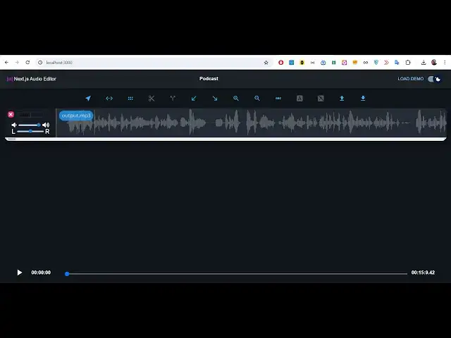Video thumbnail for Build a Next.js FFMPEG MP3 Audio Timeline Editor to Split & Trim Sound in Browser Using JS