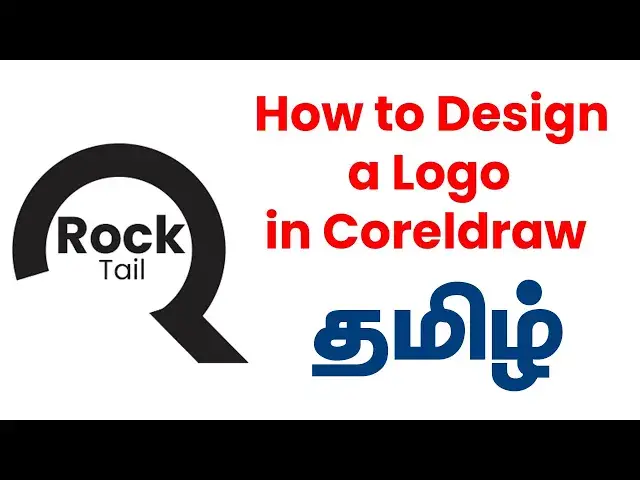 Video thumbnail for How to design a logo in Coreldraw || Tamil
