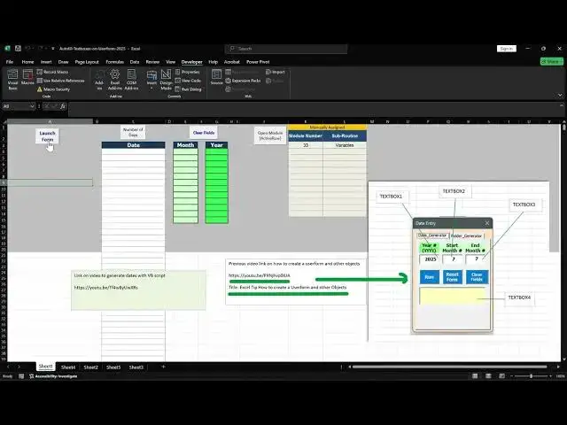 Video thumbnail for Excel Tip - How to set Userform position and autofill Textboxes with VBA