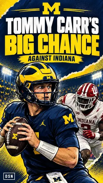 Video thumbnail for Michigan needs Tommy Carr to spark an upset over Indiana