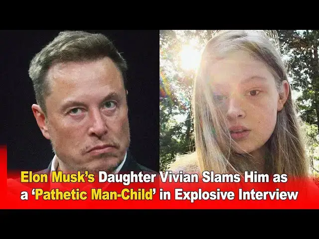 Video thumbnail for Elon Musk’s Daughter Vivian Calls Him a ‘Pathetic Man-Child’ 💥