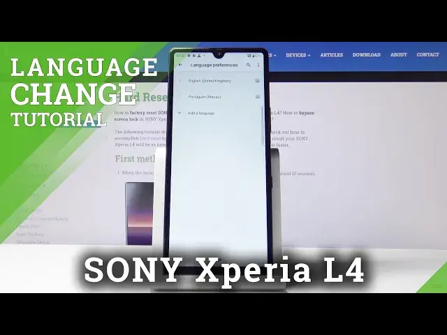 'Video thumbnail for How to Change Language in SONY Xperia L4 – Change System Language'