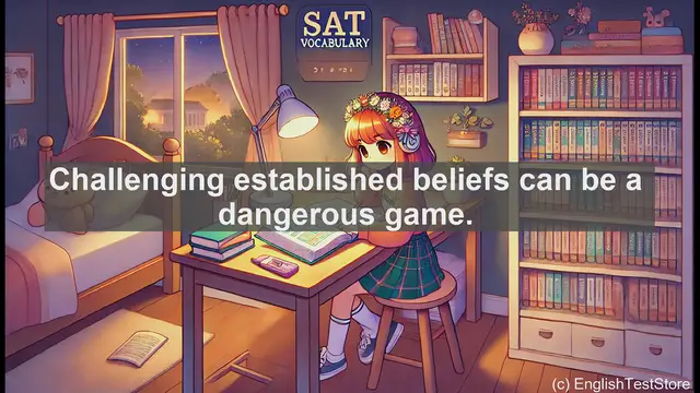 Video thumbnail for 5000 Must Know SAT Vocabulary - Heresy: The Power and Peril of Challenging Established Beliefs