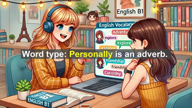 Video thumbnail for 2500 Must Know CEFR B1 Vocabulary - How to Use 'Personally' in Advanced English
