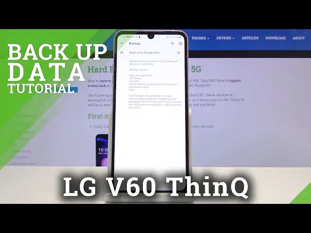Video thumbnail for How to Backup Data in LG V60 ThinQ – Google Backup