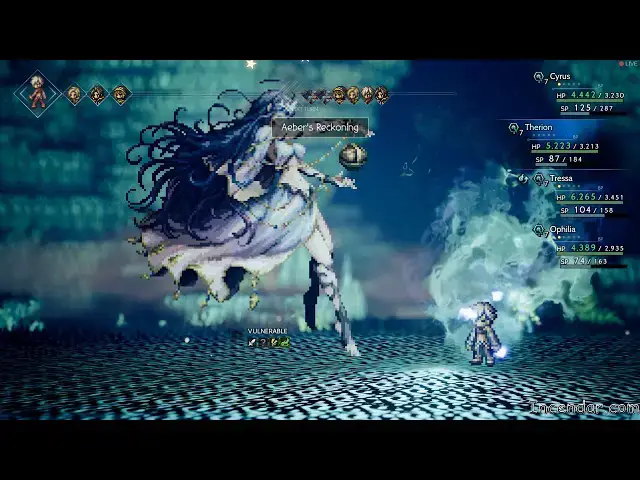 Video thumbnail for Octopath Traveler STARSEER Steorra Job BLIND fight 4k Steam PC Patience Saving Grace