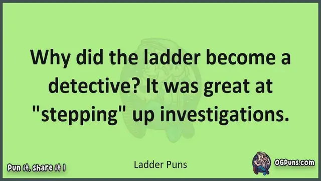 Video thumbnail for Ladder - Jokes, Puns, Wordplays, and Laughter