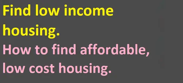 Video thumbnail for Low-income housing available now - Affordable Housing With No Wait