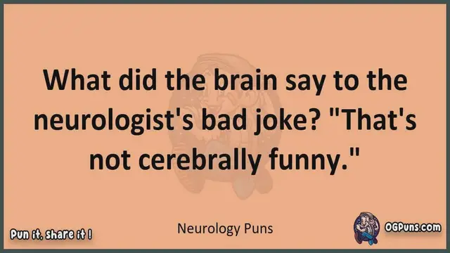 Video thumbnail for Neurology - Jokes, Puns, Wordplays, and Laughter