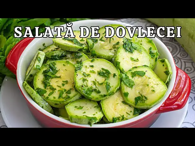Video thumbnail for Salată de DOVLECEI CRUZI în 5 minute! Rețeta simplă, de vară!