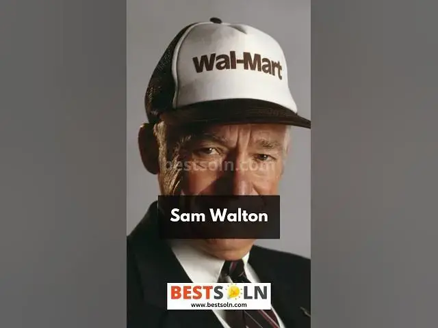 Video thumbnail for Sam Walton's Story #shorts #samwalton #walmart #story #leadership #struggle #motivation #inspiration