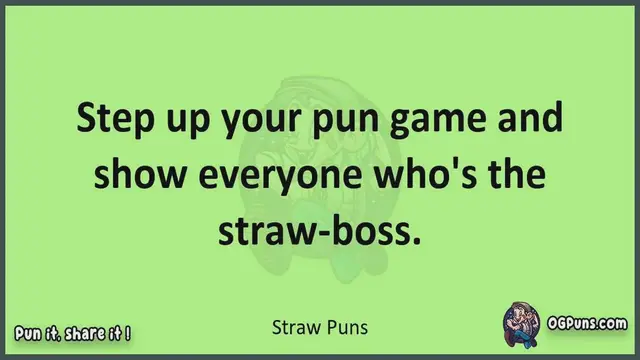 Video thumbnail for Straw - Jokes, Puns, Wordplays, and Laughter