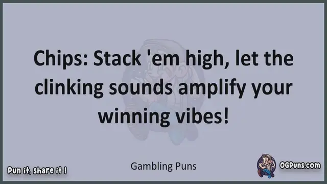 Video thumbnail for Gambling - Jokes, Puns, Wordplays, and Laughter