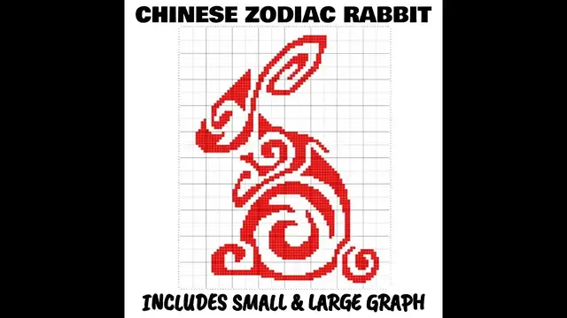 Video thumbnail for Chinese Zodiac Rabbit C2C & Tapestry Crochet Pattern & Chart | Magic Yarn Pixels