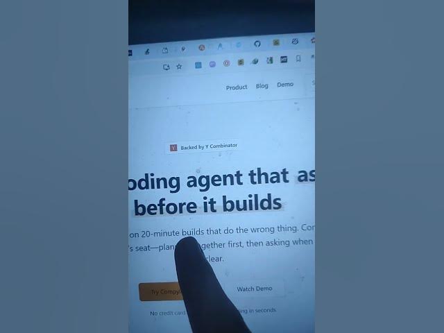 Video thumbnail for Compyle.ai – Collaborative AI Coding Agent That Builds Code with You #shorts