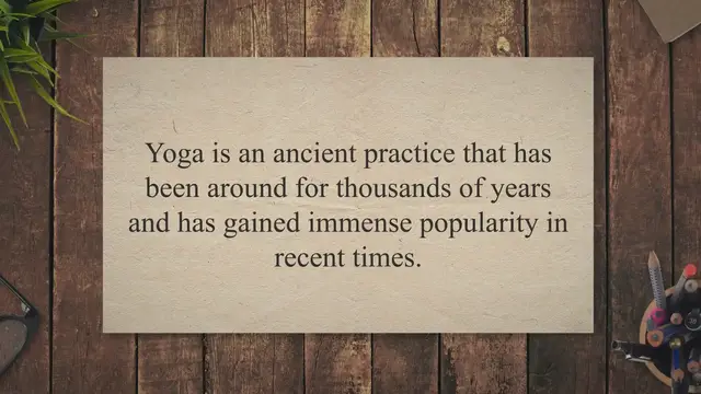 Video thumbnail for The Power of Yoga: Enhancing Physical and Mental Health Holistically