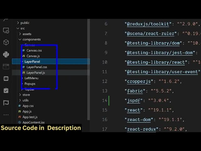 Video thumbnail for Build a React js Canva Clone Image & PDF Editor in Browser Using Fabric js & jsPDF in Javascript