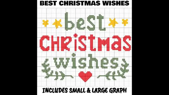 Video thumbnail for Best Christmas Wishes C2C & Tapestry Crochet Pattern & Chart | Magic Yarn Pixels