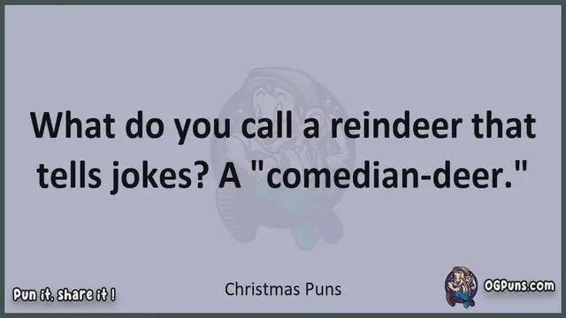 Video thumbnail for Christmas - Jokes, Puns, Wordplays, and Laughter