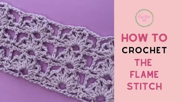 Video thumbnail for Crochet Flame Stitch Tutorial