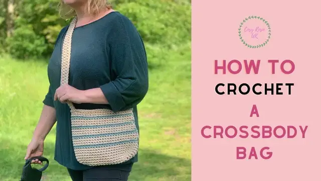 Video thumbnail for Easy Crochet Crossbody Bag Tutorial